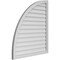 Ekena Millwork Quarter Round Top Left Surface Mount PVC Gable Vent w/ 2"W x 1-1/2"P Brickmould Frame, 36"W x 40"H GVPQL36X4002SN - alternate 5